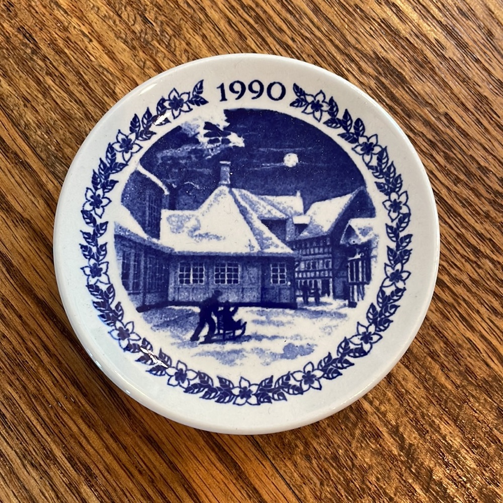 Vintage Porcelain Ornament 1990 | Hans Christian Andersen’s House
